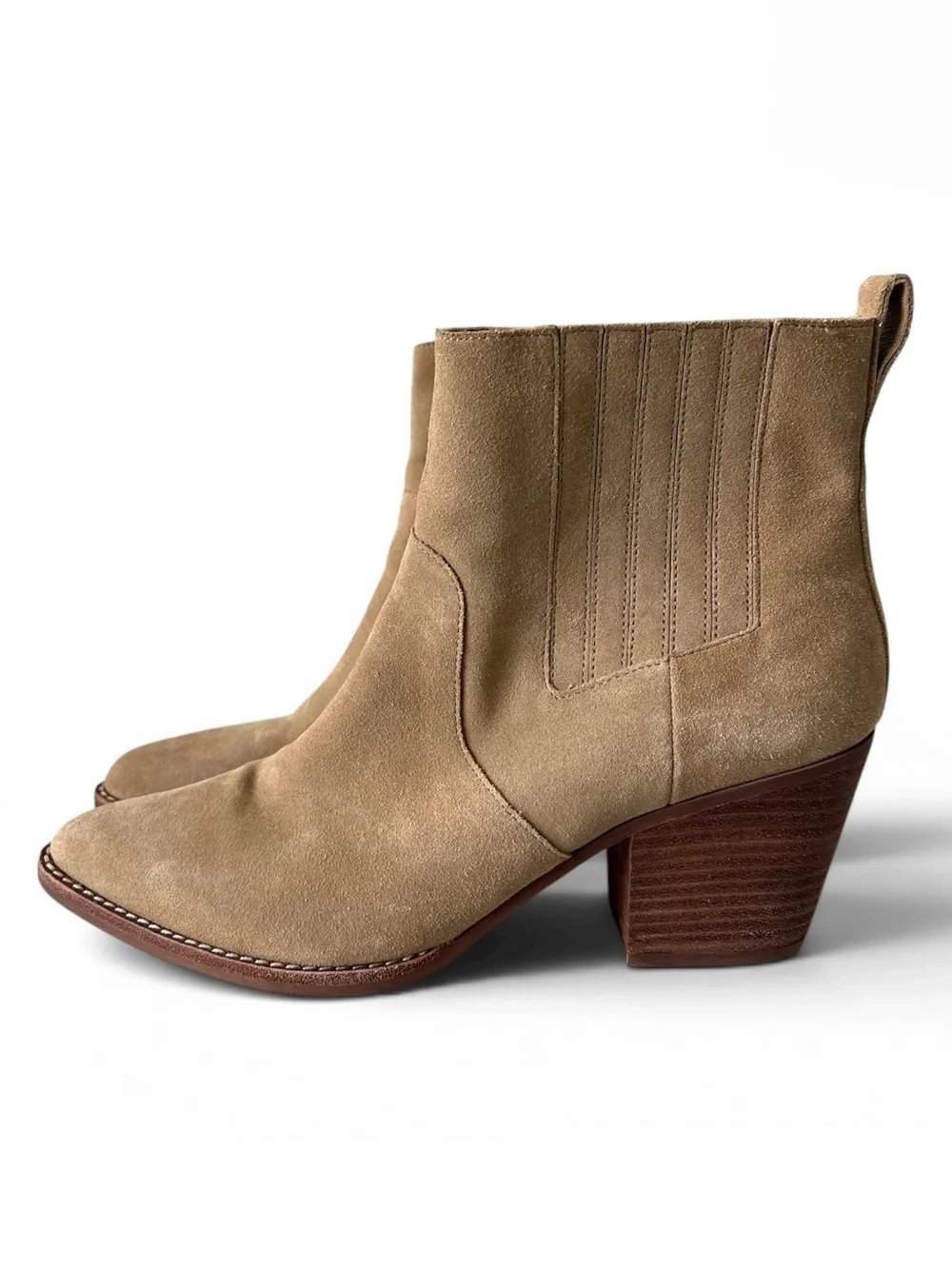 J.Crew Western Boots Suede Leather Size 10